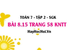 Bài 8.15 trang 58 Toán 7 Tập 2 Kết nối tri thức: Xác suất trong trò chơi vòng quay may mắn